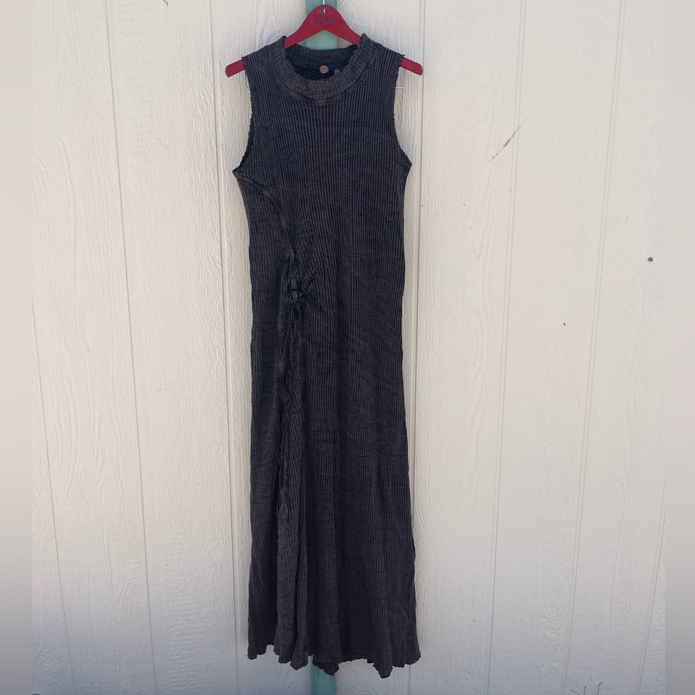 Free People FP One Natasha sleeveless ribbed knit maxi dress medium